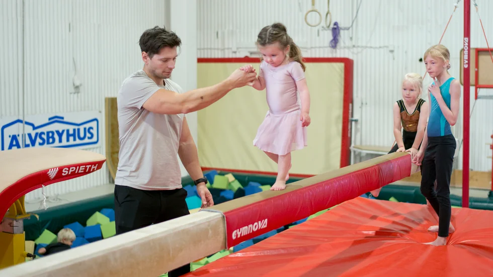 Älvsbygymnasterna firade 80-årsjubileum för gymnastiken i Älvsbyn med öppet hus i lördags.