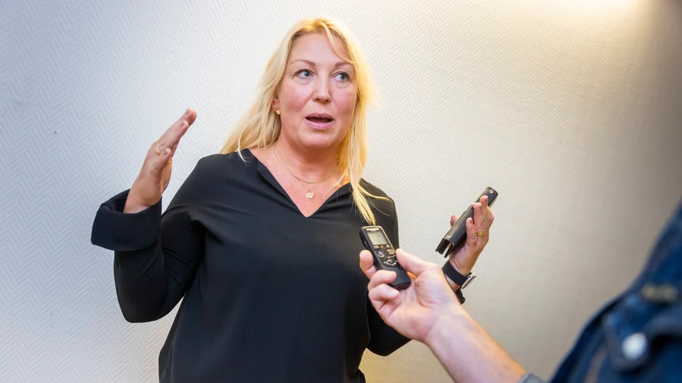 Johanna Jaara Åstrand, förbundsordförande i Sveriges lärare, förfärades över att en grovt kriminell anställdes som springvikarie.