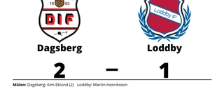Kim Eklund matchvinnare när Dagsberg vann mot Loddby