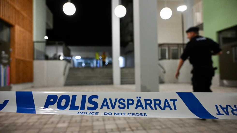 Polisen larmades till Jakobsberg på onsdagskvällen.