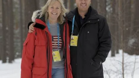 Balladmästarnas toppmöte - Ingela "Pling" Forsman och Fredrik Kempe.