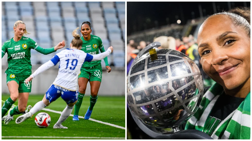 Sabina Ravnell tyckte Hammarbys Madelen Janogy var en värdig guldhjälte." Hon har varit i allsvenskan länge och är verkligen en jätteduktig spelare", säger IFK-backen om den forna lagkamraten från Falköping.