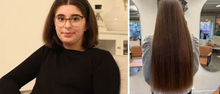 Olivia sparade ut sitt hår i sex år – för att skänka till barn
