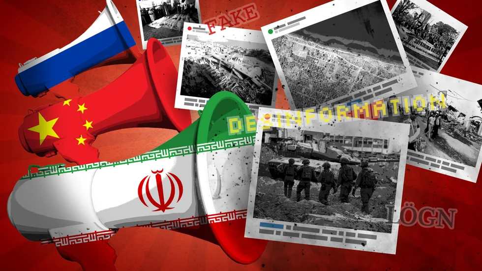 Iran, Ryssland och Kina utnyttjar informationskaoset i Israel-Hamas-kriget för att sprida desinformation på sociala medier.