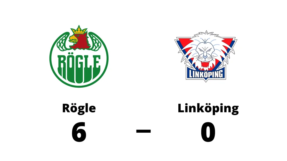 Rögle BK vann mot Linköpings HC