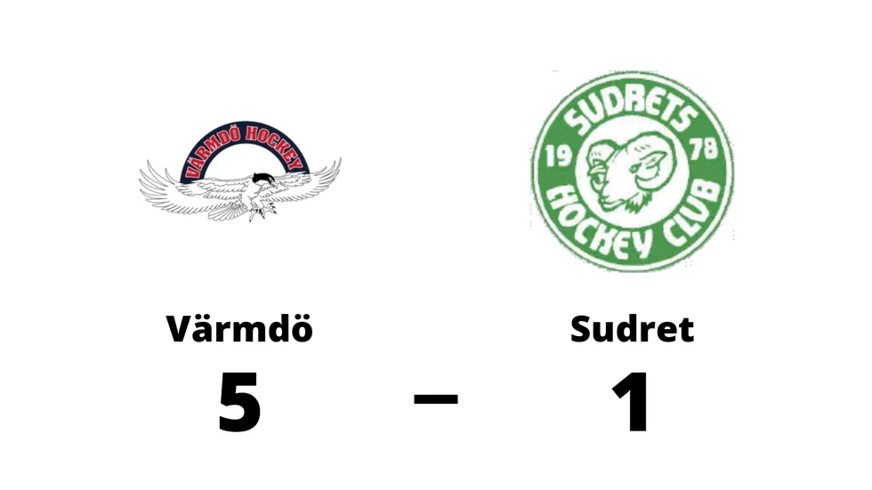 Värmdö HC vann mot Sudrets HC