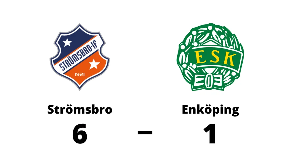 Strömsbro IF vann mot Enköpings SK