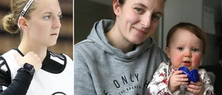 Spelade på elitnivå – sju månader efter dotterns födelse