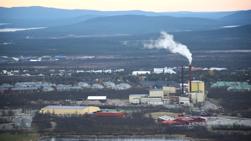 Arkivbild på Kiruna värmeverk.