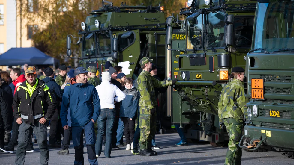 Garnisonens dag i Boden samlade många besökare. 