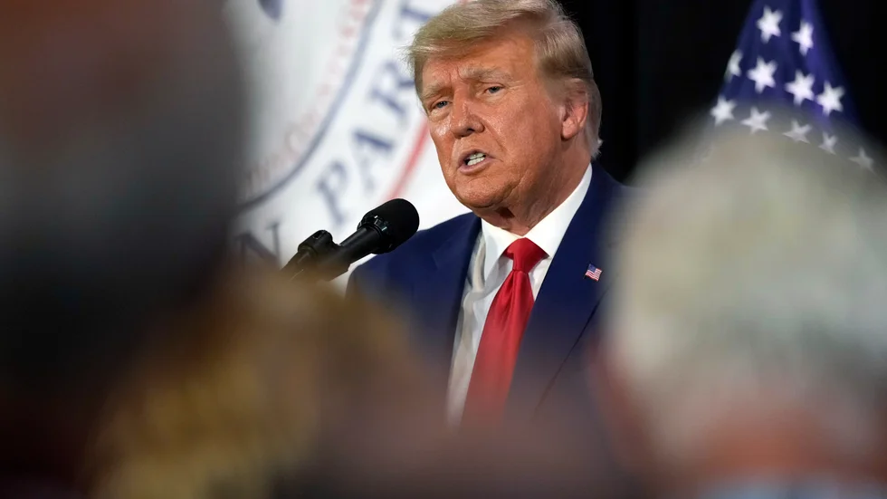 USA:s tidigare president Donald Trump. Arkivbild.
