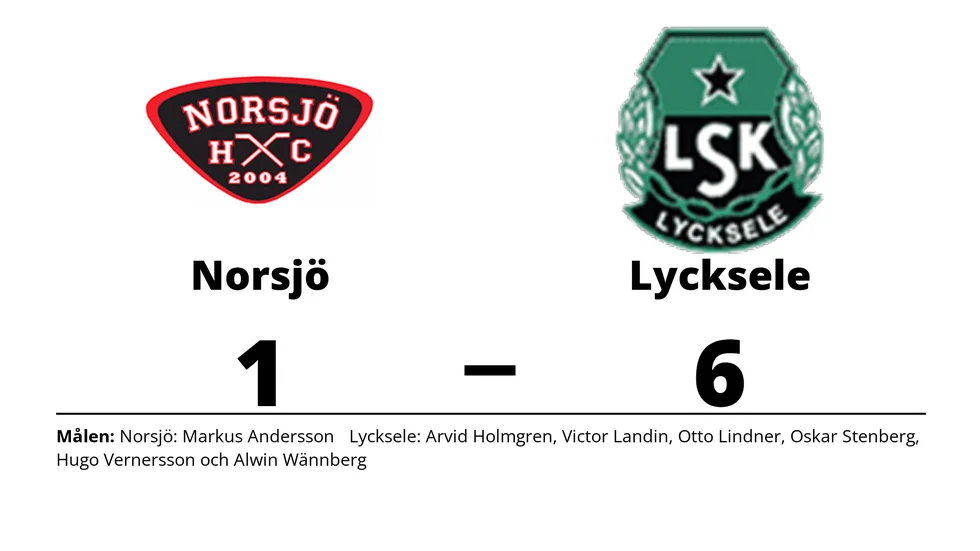 Norsjö HC förlorade mot Lycksele SK