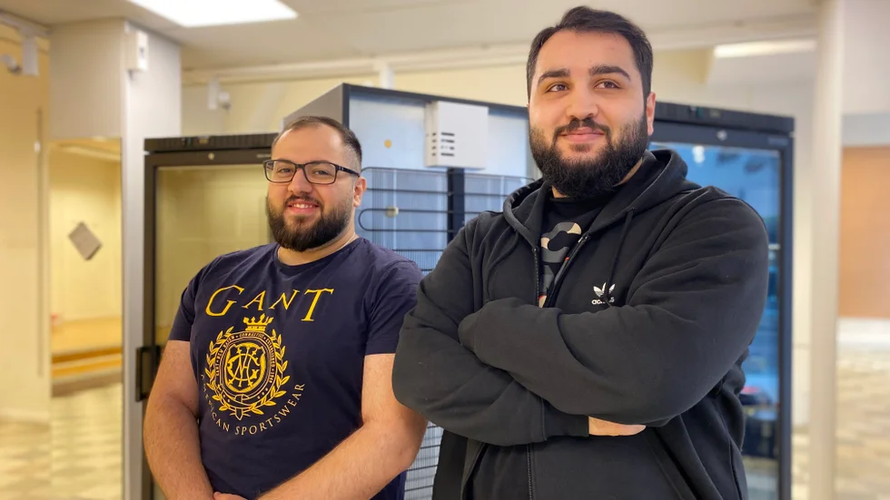 Snart öppnar Mario Hermes och Sihad Hikmat Haji Mjölbys första obemannade matbutik. "Vi är barndomsvänner och han är min närmsta vän" säger Sihad Hikmat Haji när han beskriver hur de två vännerna träffades.