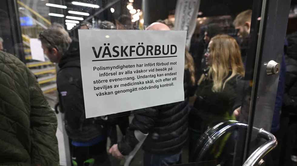 Skötväskor undantas från väskförbudet. Arkivbild.