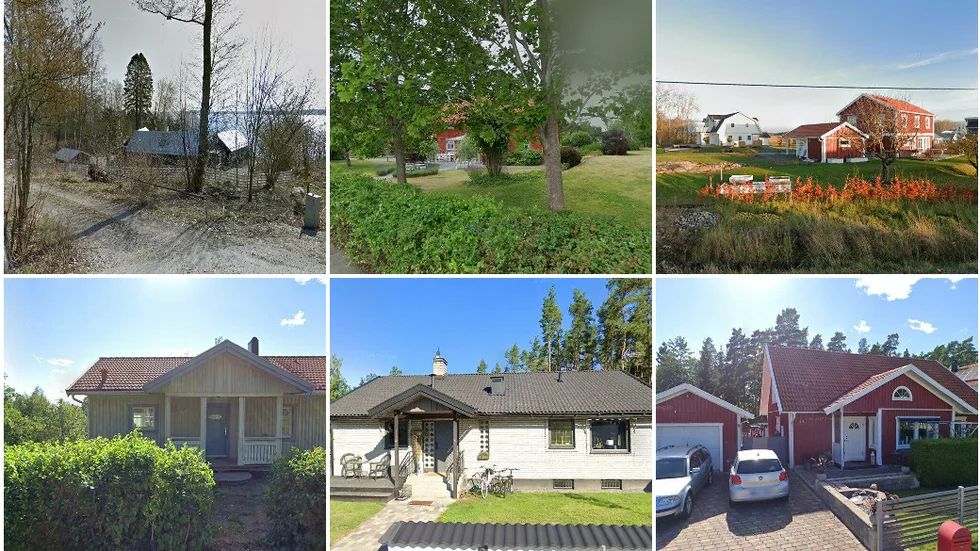 Båtbyggarvägen 18, Noorvägen 14, Astrakanvägen 13, Blåklockevägen 7, Kärrvägen 11 och Blåeldsvägen 13