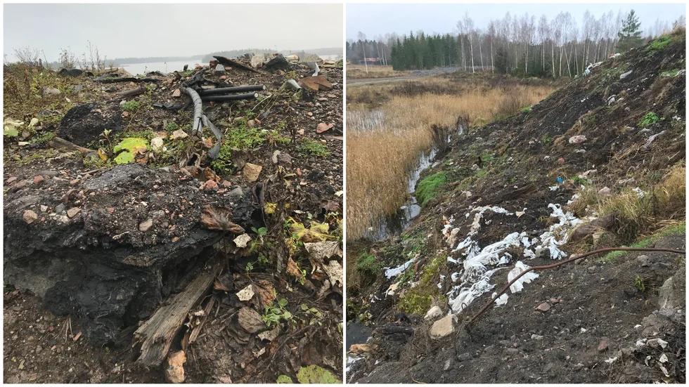Alldeles intill deponin vid Karlholm strand byggs det bostäder för närmare två miljarder kronor. Enligt länsstyrelsen fortsätter otillåten dumpning av avfall i området, men soporna är inte miljöfarliga.