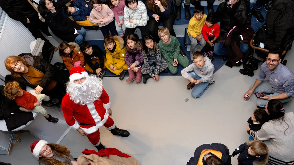 The Christmas Cafe for newcomers, 2023, at Exploratoriet in Nordanå.