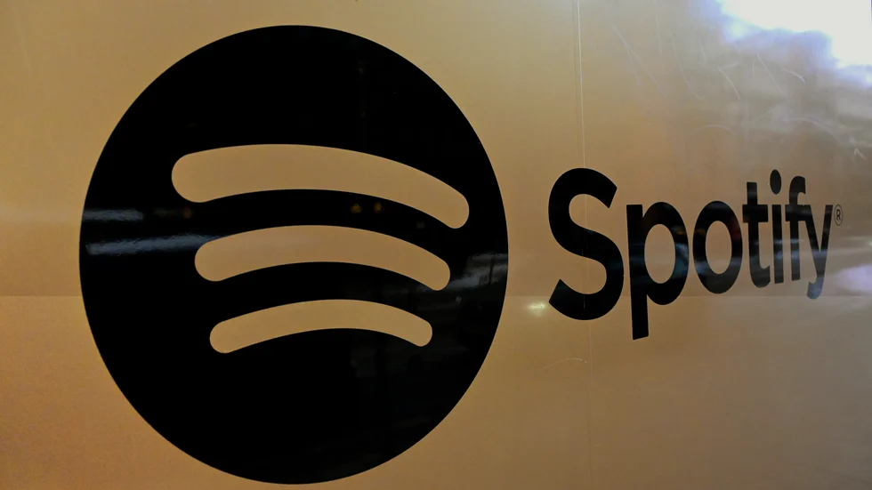 Huvudkontoret för Spotify i centrala Stockholm. Arkivbild.
