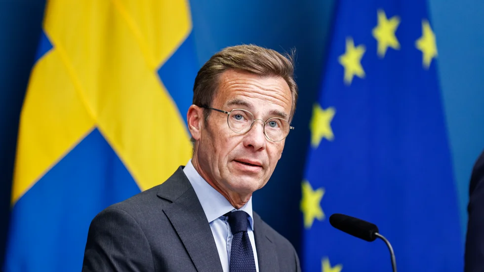 Statsminister Ulf Kristersson (M). Arkivbild.