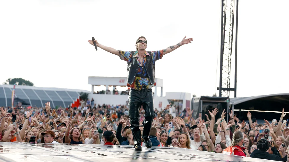 Thomas Stenström på Lollapalooza tidigare i somras. Arkivbild.