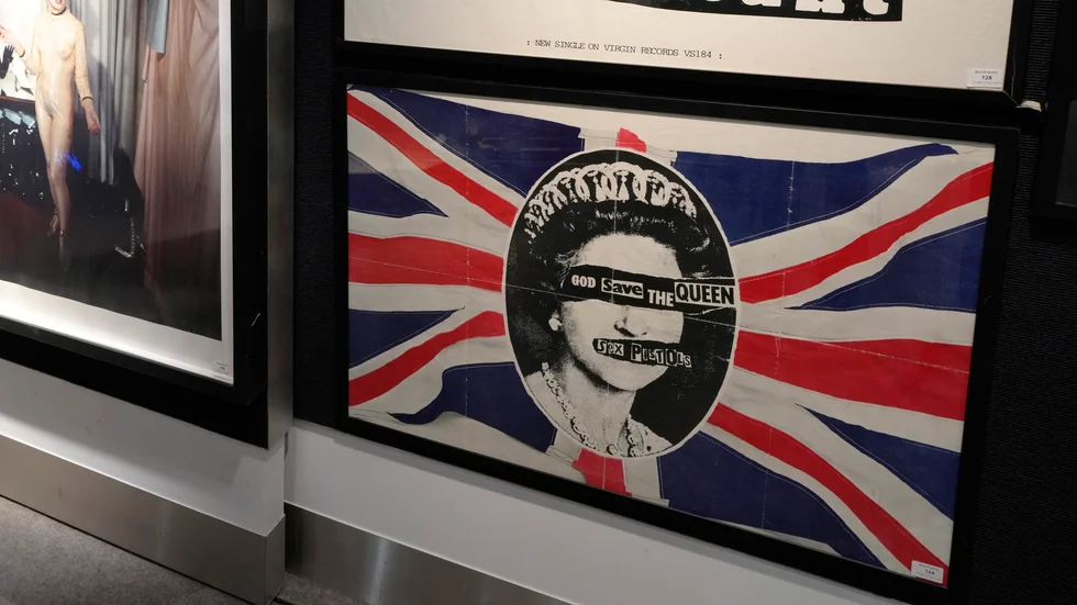 Konstnären bakom singelomslaget till Sex Pistol's "God save the queen" – Jamie Reid – är död. Arkivbild.