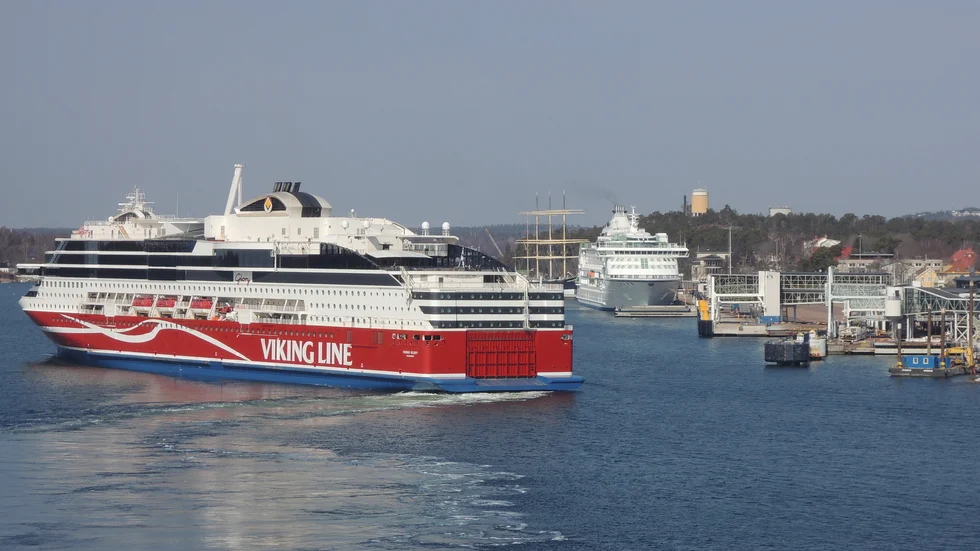 Kryssningsfärjan M/S Viking Grace. Arkivbild.