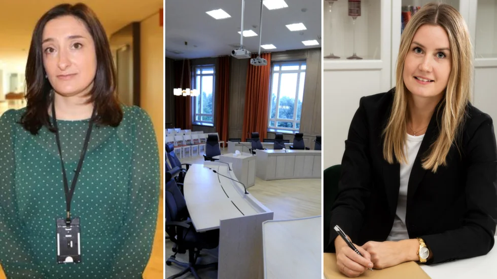 Åklagare Irene Falk och advokat Jenny Lundström möttes i rätten angående åtalet mot den 40-årige Skelleftebon, som gällde dubbla sexbrott mot två barn.