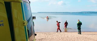 Kvinna räddad ur Vättern