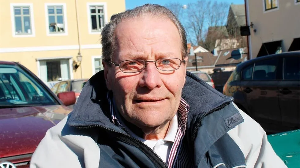 Rolf Malmehed, vinnare av 2012 års miljöpris i Vadstena.
