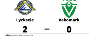 Vebomark föll borta mot Lycksele