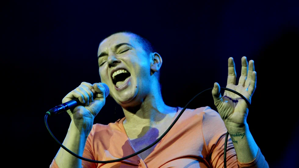 Sinéad O’Connor gick bort tidigare i år. Arkivbild.