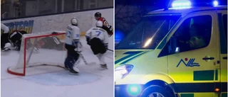 Match avbröts efter otäck skada – spelare förs till sjukhus