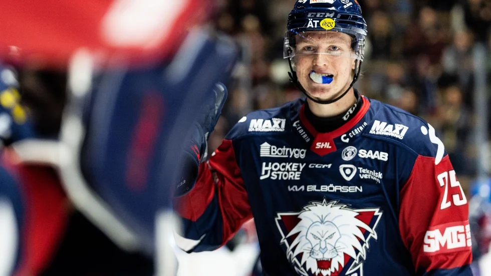 Filip Bystedt efter 2-1-målet mot Växjö.
