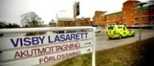 Skräcksituation på Visby lasarett