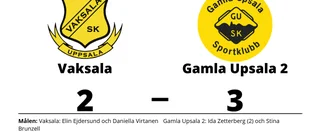 Tuff match slutade med seger för Gamla Upsala 2 mot Vaksala
