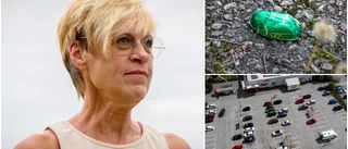 Hon satte godisbit i halsen – räddades på parkeringen