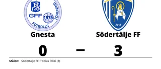 Gnesta föll på hemmaplan mot Södertälje FF
