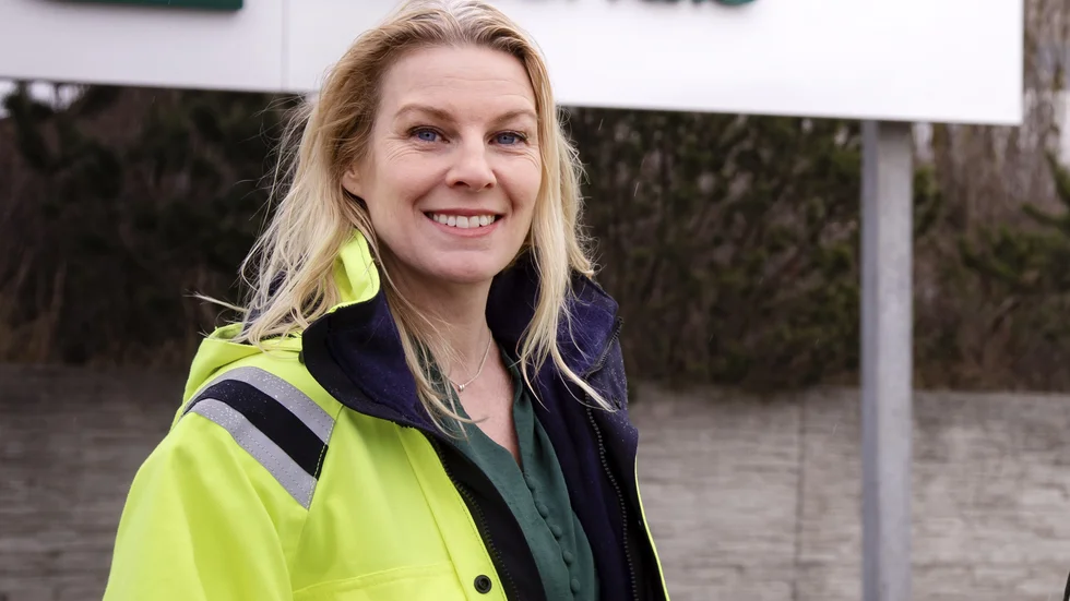 Jenny Wallin Sander är till vardags HR-chef på Heidelberg materials i Slite.