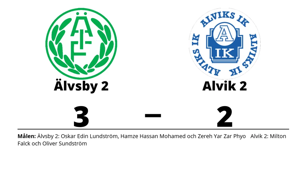 Älvsby IF 2 vann mot Alviks IK 2