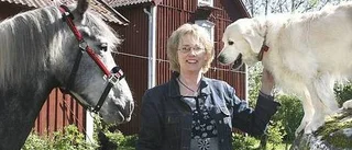 Djuren är hennes avkoppling