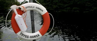 Anhölls för bilstöld vid bad