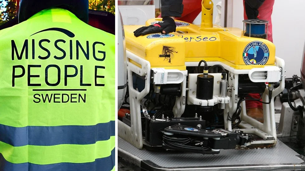 Undervattensroboten till höger, en ROV, användes vid en  förlisning i Italien 2012.