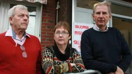 Initiativtagarna till Föreningen för myggbekämpning vill vara en blåslampa på politiker och beslutsfattare. Från vänster: Rolf Hellström, Ingrid Bergman och Gerhard Winroth.