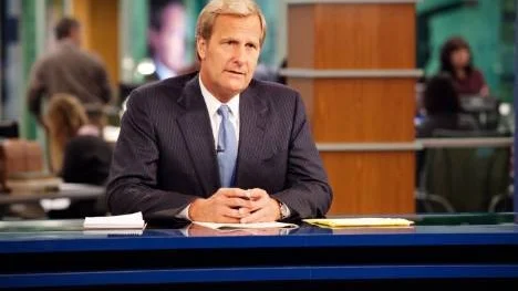 Jeff Daniels som det erfarna nyhetsankaret Will McAvoy.