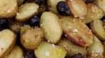 Rostad olivpotatis.