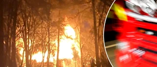 Ladugård totalförstörd • Polisen utreder mordbrand: ”Kan inte utesluta att den är anlagd”