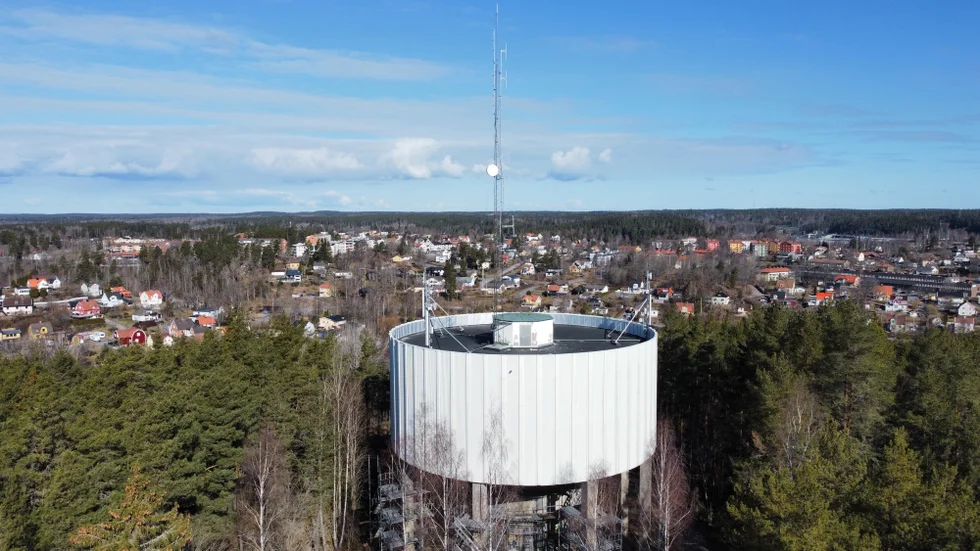 Vattentornet i Finspång ligger inte helt synbart på Nyhemsområdet. Nu ska tornet som byggdes i mitten av 1950-talet få en välbehövlig renovering.