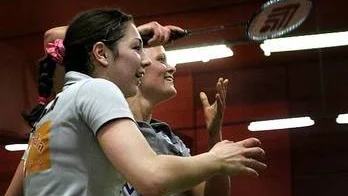 Anastasia Kudinova och Elin Bergblom vann damdubbeln.