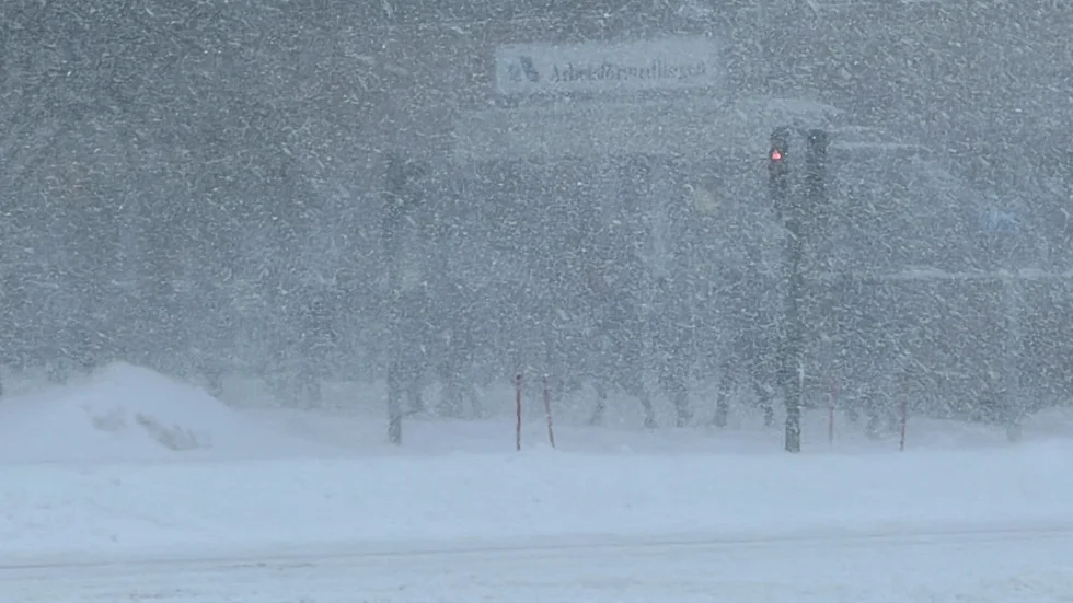 Ett snöoväder väntas dra in på torsdagskvällen.