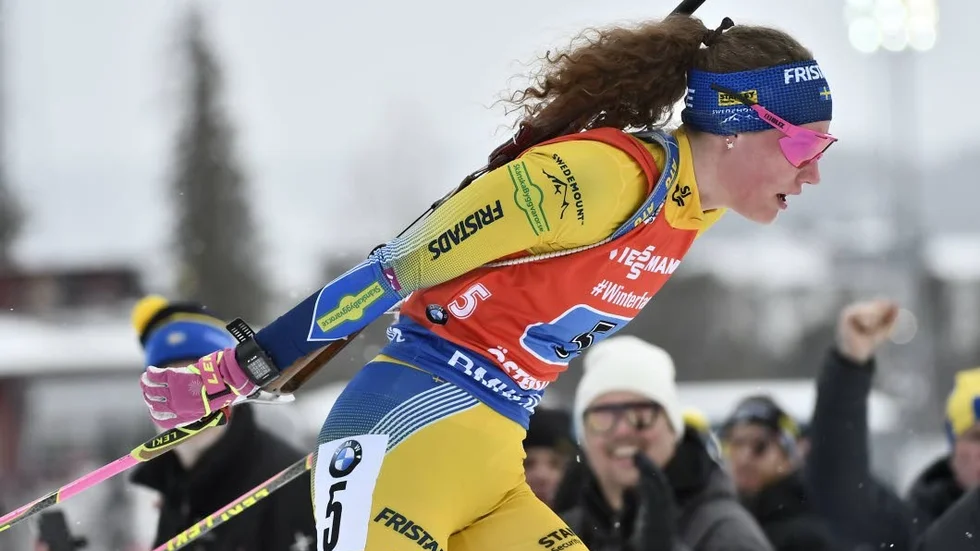Hanna Öberg sköt fem bom när Norge lyckades snuva Sverige på VM-guldet.